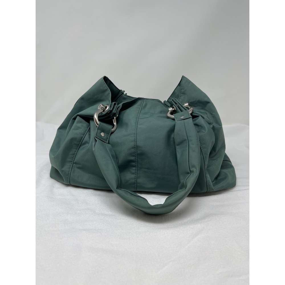 GAP Handbag Women Medium Green Good Nylon Slouchy Cherry Print 352950001